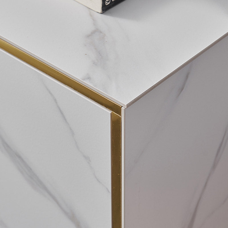 Contemporary Sideboard Table 3 Drawer Sideboard Cabinet for Kitchen Clearhalo 'buffet_sideboard' 'Buffets & Sideboards' 'furn' 'furn_buffet_sideboard' 'Furniture' 'Kitchen & Dining Furniture' 6646780