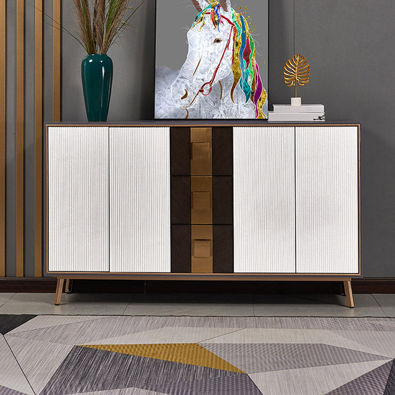 MODERNA SIDECCHIO TABELLO ABBIGLIAMENTO INDICATURA LEGNO - 59,01 "L X 15,75" W X 35.43 "H