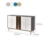 MODERNA SIDECCHIO TABELLO ABBIGLIAMENTO INDICATURA LEGNO - 59,01 "L X 15,75" W X 35.43 "H