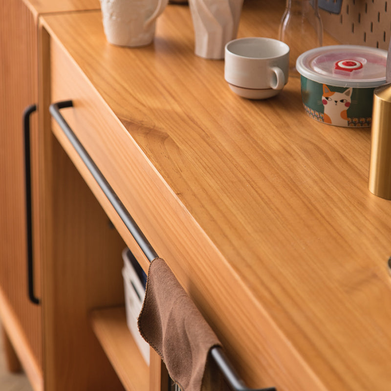 Sideboard moderna in legno in legno massiccio in legno massiccio