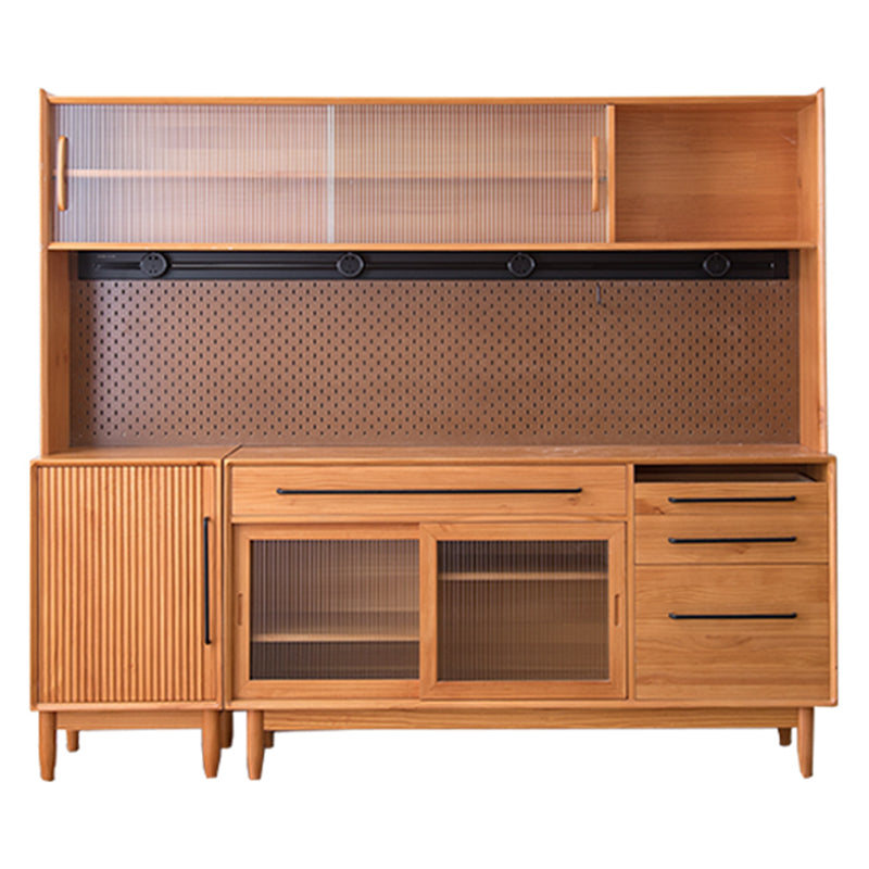 Sideboard moderna in legno in legno massiccio in legno massiccio