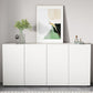 Sideboard in legno ingegnerizzato bianco Credenza moderni per soggiorno