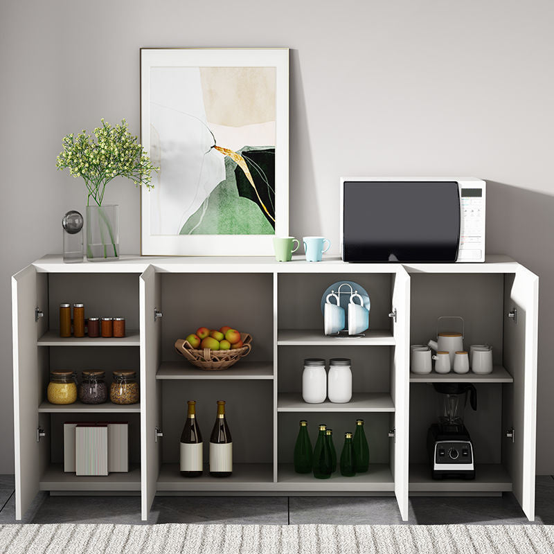 Sideboard in legno ingegnerizzato bianco Credenza moderni per soggiorno