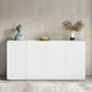Sideboard in legno ingegnerizzato bianco Credenza moderni per soggiorno