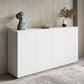 Sideboard in legno ingegnerizzato bianco Credenza moderni per soggiorno