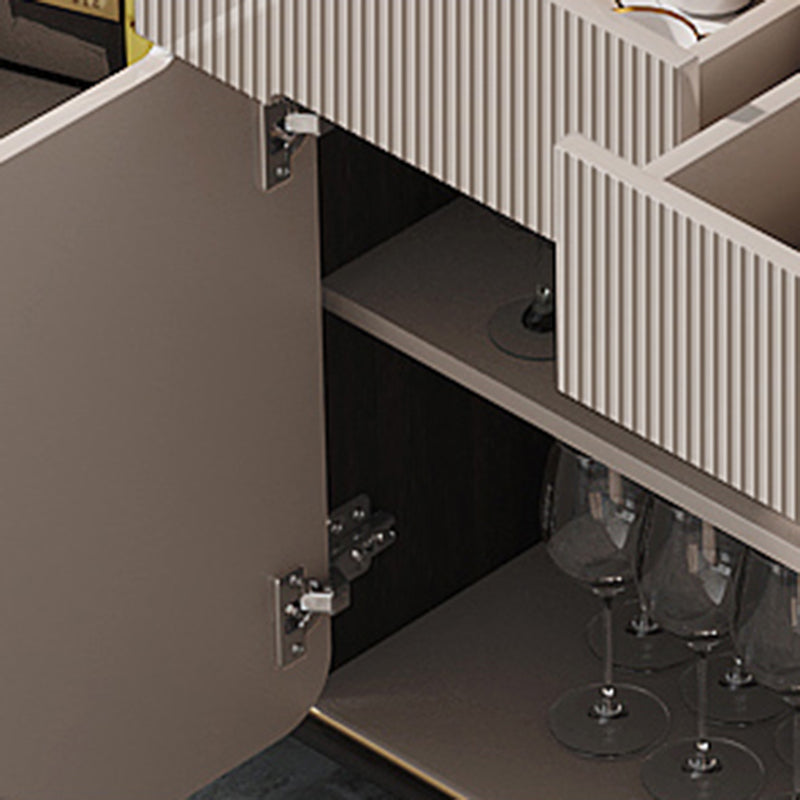 Sideboard -Sideboardtisch im zeitgenössischen Stil mit Schränken und Schubladen