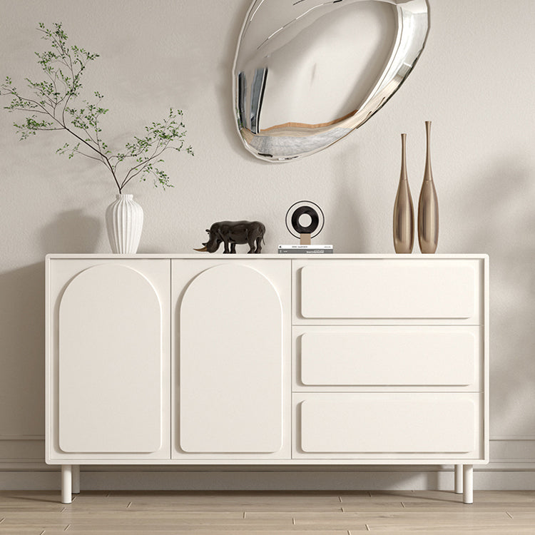 Cuffe da pranzo in legno contemporaneo con mobile e cassetti