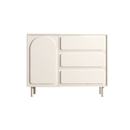 Cuffe da pranzo in legno contemporaneo con mobile e cassetti