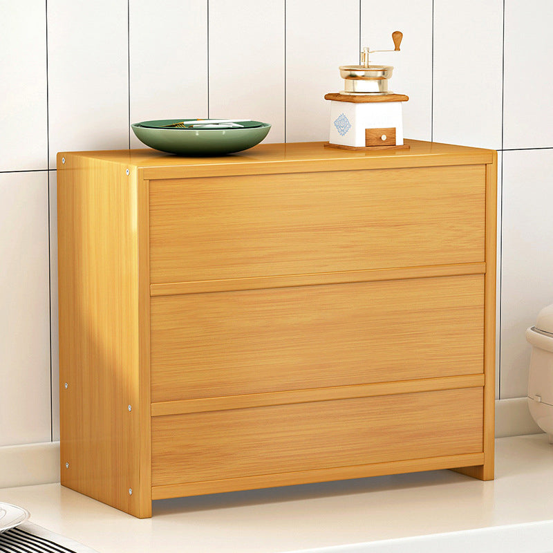 Sichtbares Glastür Sideboard Bambus Seitenbrett für die Küche Verwendung