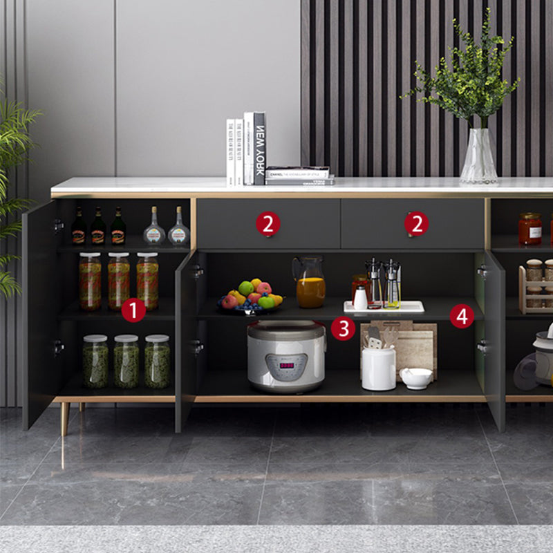 Scheda in legno ingegnerizzato in stile glam in pietra per uso da cucina per uso da cucina