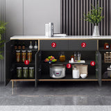 Scheda in legno ingegnerizzato in stile glam in pietra per uso da cucina per uso da cucina