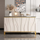 Hedendaagse stijl Credenza Stone Dining Buffet met kasten