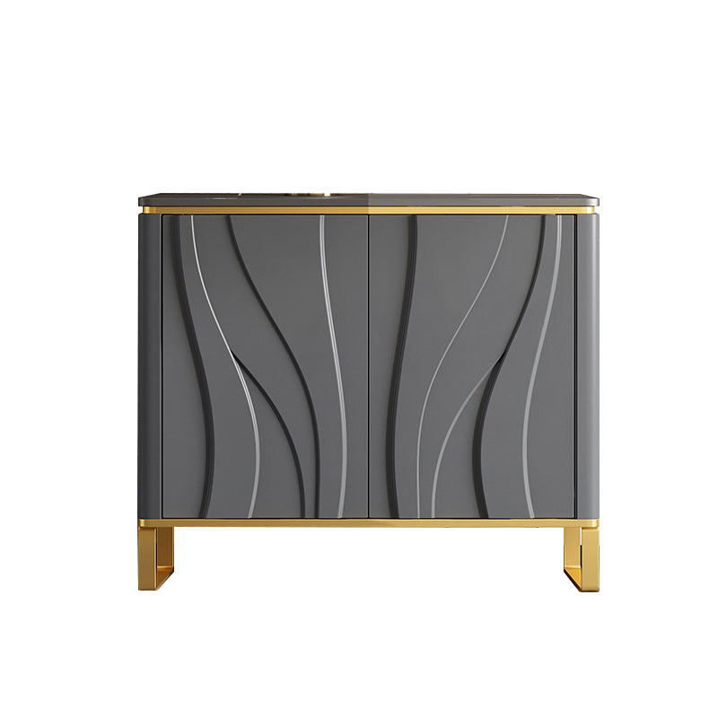 Hedendaagse stijl Credenza Stone Dining Buffet met kasten