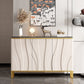 Hedendaagse stijl Credenza Stone Dining Buffet met kasten