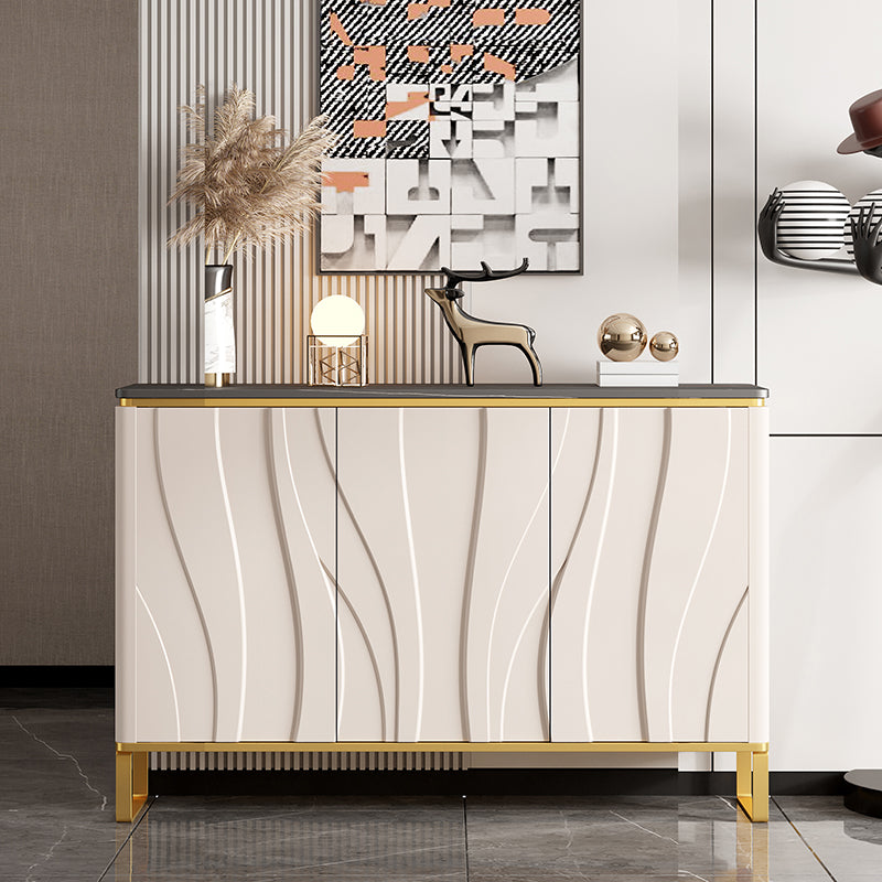 Hedendaagse stijl Credenza Stone Dining Buffet met kasten