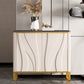 Hedendaagse stijl Credenza Stone Dining Buffet met kasten