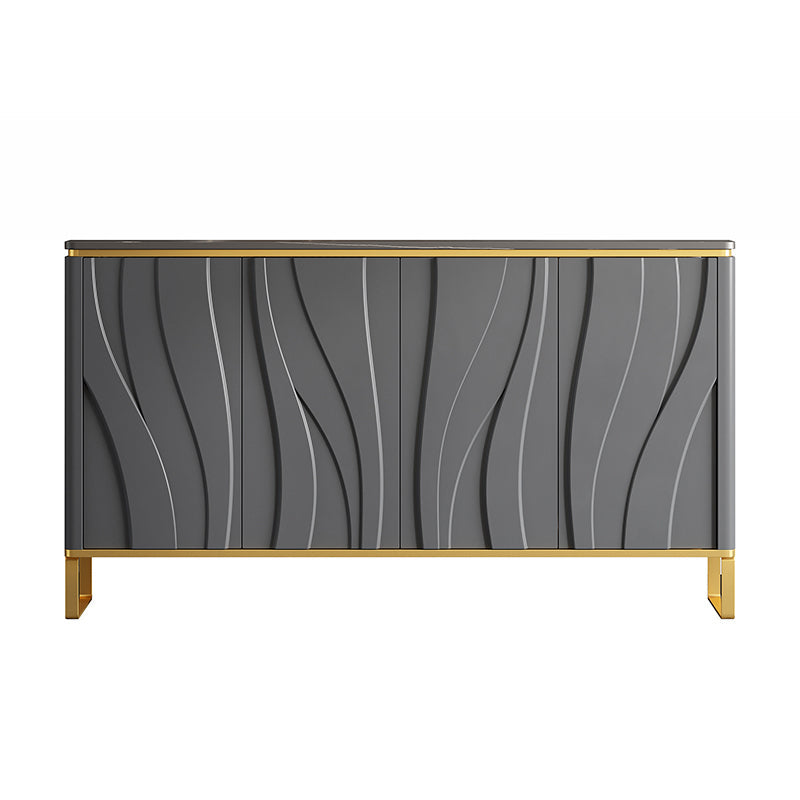 Hedendaagse stijl Credenza Stone Dining Buffet met kasten
