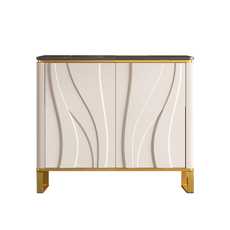 Hedendaagse stijl Credenza Stone Dining Buffet met kasten