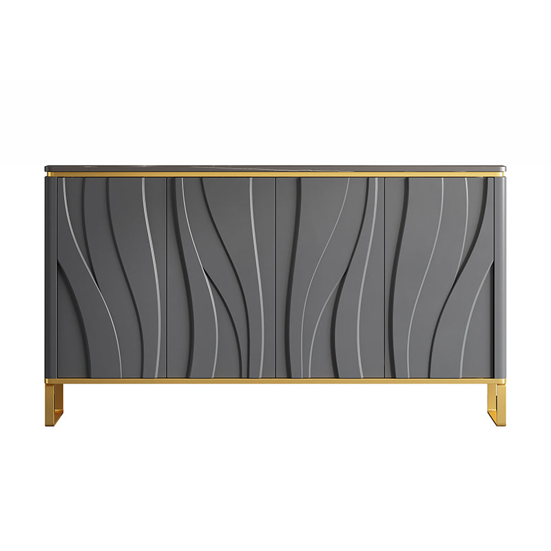 Hedendaagse stijl Credenza Stone Dining Buffet met kasten