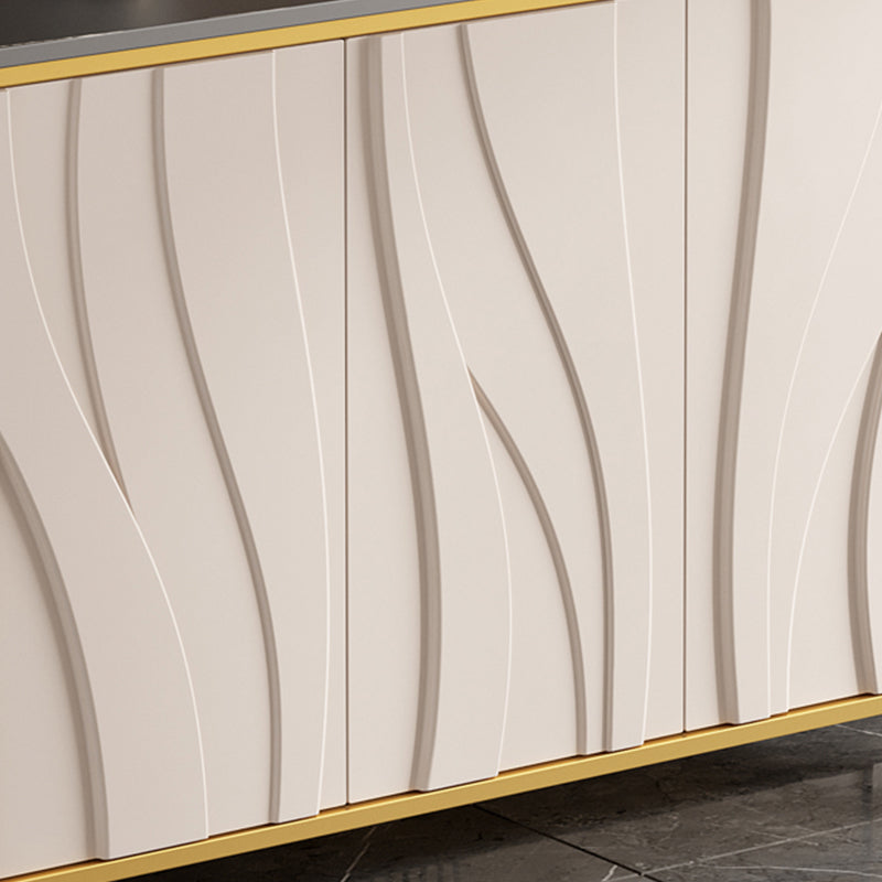 Hedendaagse stijl Credenza Stone Dining Buffet met kasten