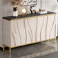 Hedendaagse stijl Credenza Stone Dining Buffet met kasten