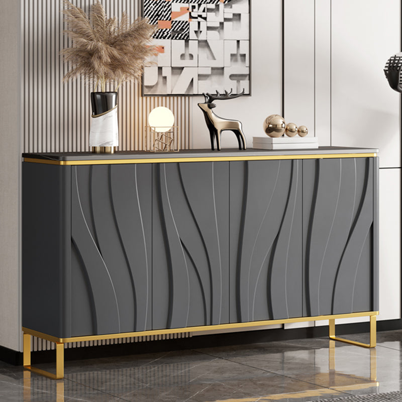 Hedendaagse stijl Credenza Stone Dining Buffet met kasten