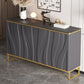Hedendaagse stijl Credenza Stone Dining Buffet met kasten