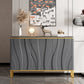 Hedendaagse stijl Credenza Stone Dining Buffet met kasten
