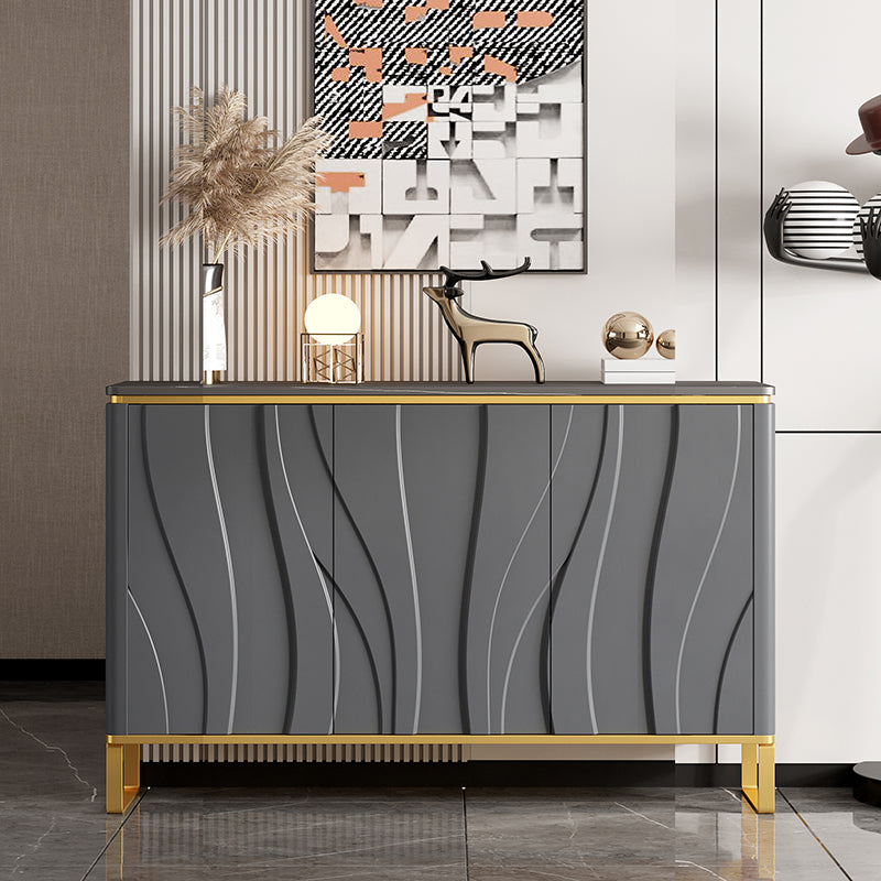 Hedendaagse stijl Credenza Stone Dining Buffet met kasten