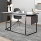 Steinrechteck-Schreibtisch 2-Drawers 23,62 "großer Büroschreibtisch
