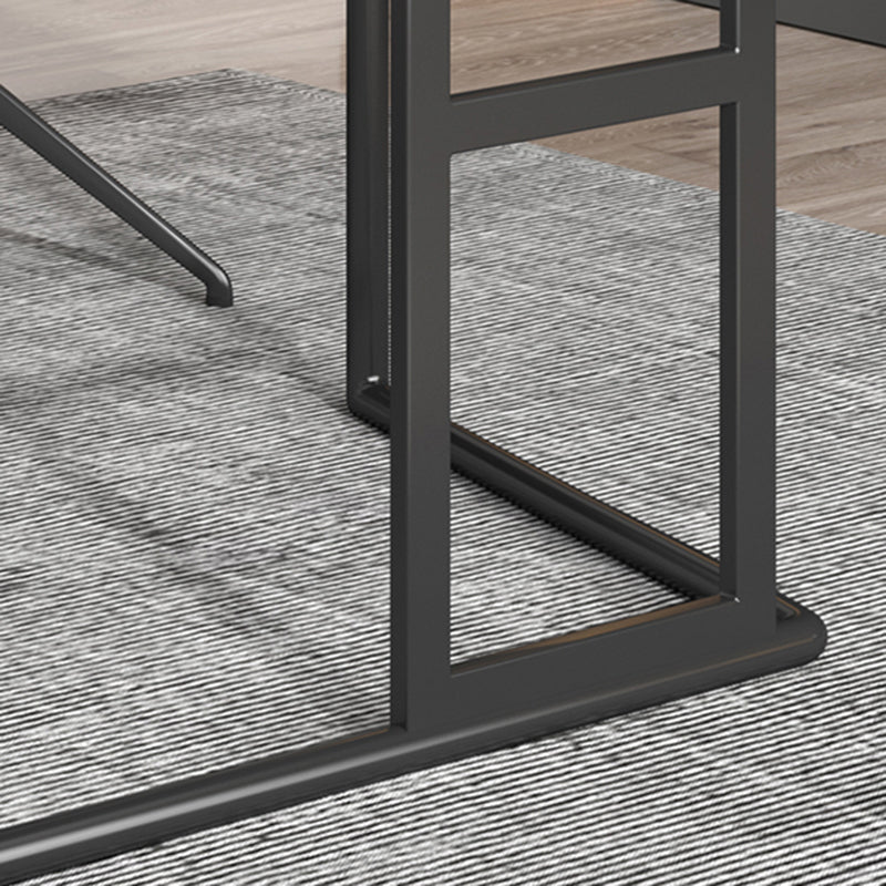 Steinrechteck-Schreibtisch 2-Drawers 23,62 "großer Büroschreibtisch