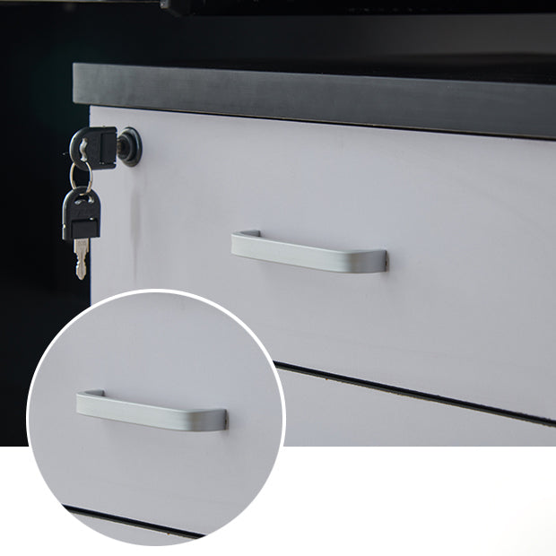 29.25 Inch H Contemporary Office Desk Manufactured Wood Computer Desk Clearhalo 'furn' 'furn_office_desk' 'Furniture' 'Office Desks' 'Office Furniture' 'office_desk' 6647853