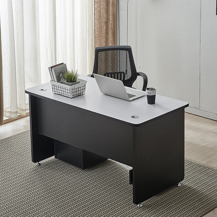 29.25 Inch H Contemporary Office Desk Manufactured Wood Computer Desk Clearhalo 'furn' 'furn_office_desk' 'Furniture' 'Office Desks' 'Office Furniture' 'office_desk' 6647857