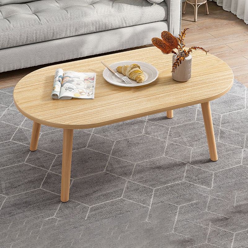 Tavolino moderno o tavolino da caffè in legno artificiale con 4 gambe