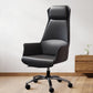 Modern Leather Desk Chair Adjustable Seat Height Task Chair for Office
