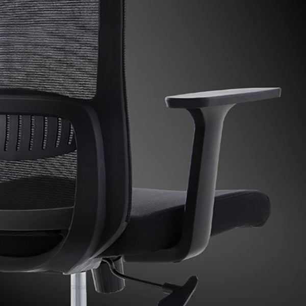 Fixed Arms Office Chair Upholstered No Distressing Modern Desk Chair Clearhalo 'furn' 'furn_office_chair' 'Furniture' 'Office Chairs' 'Office Furniture' 'office_chair' 6649555