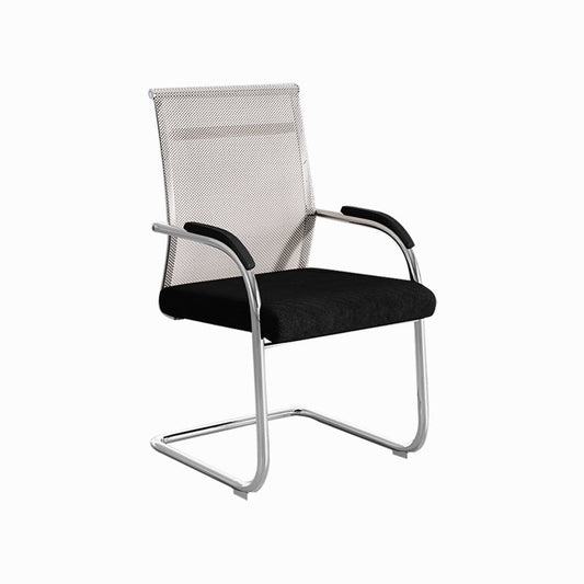 Moderne bureaustoel geen wielen vaste armen geen pijnlijke bureaustoel