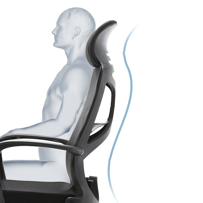 Modern Fixed Arms Bureau Stoel Swivel verstelbare stoelhoogte bureau stoel met wielen