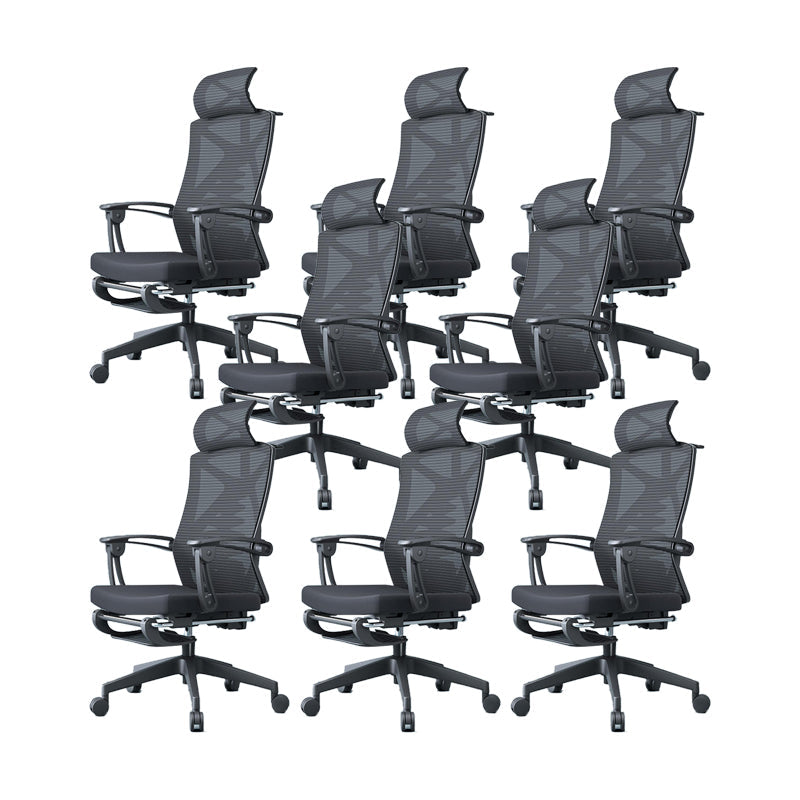 Modern Fixed Arms Bureau Stoel Swivel verstelbare stoelhoogte bureau stoel met wielen