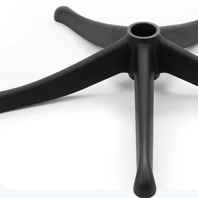 Modern Fixed Arms Bure stoel Verstelbare stoel Hoogte Zwarte bureaustoel met wielen