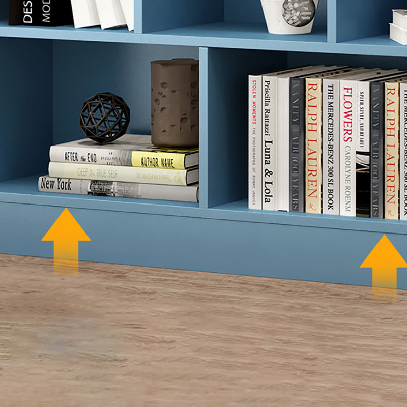 Moderne boekenplank Engineered Wood Book Plank met planken voor thuiskantoor
