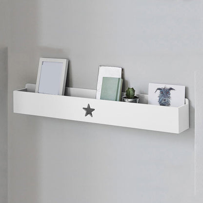 Engineered Wood eigentijdse boekenplank zwevend gesloten achterste boekenkast