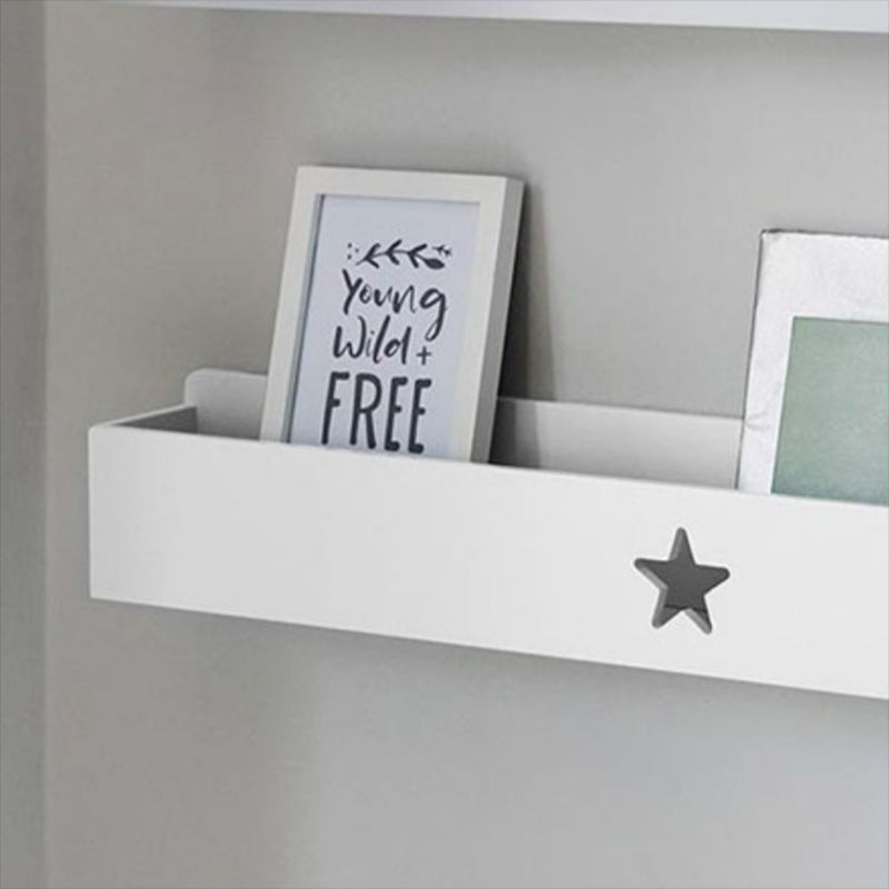 Engineered Wood eigentijdse boekenplank zwevend gesloten achterste boekenkast