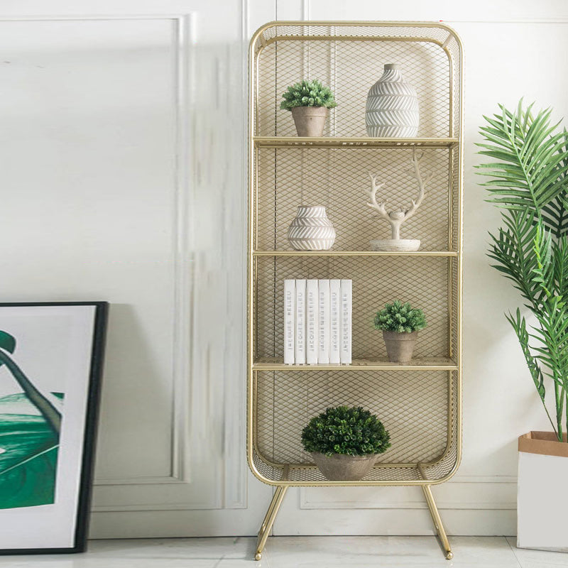 Gold Metal boekenplank gesloten de standaard boekenkast met planken