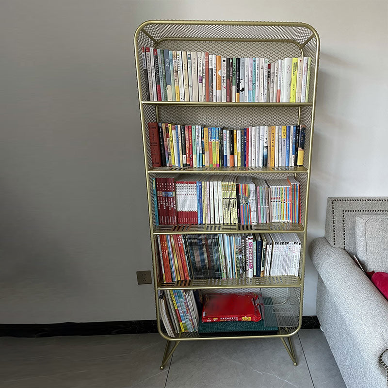 Gold Metal boekenplank gesloten de standaard boekenkast met planken