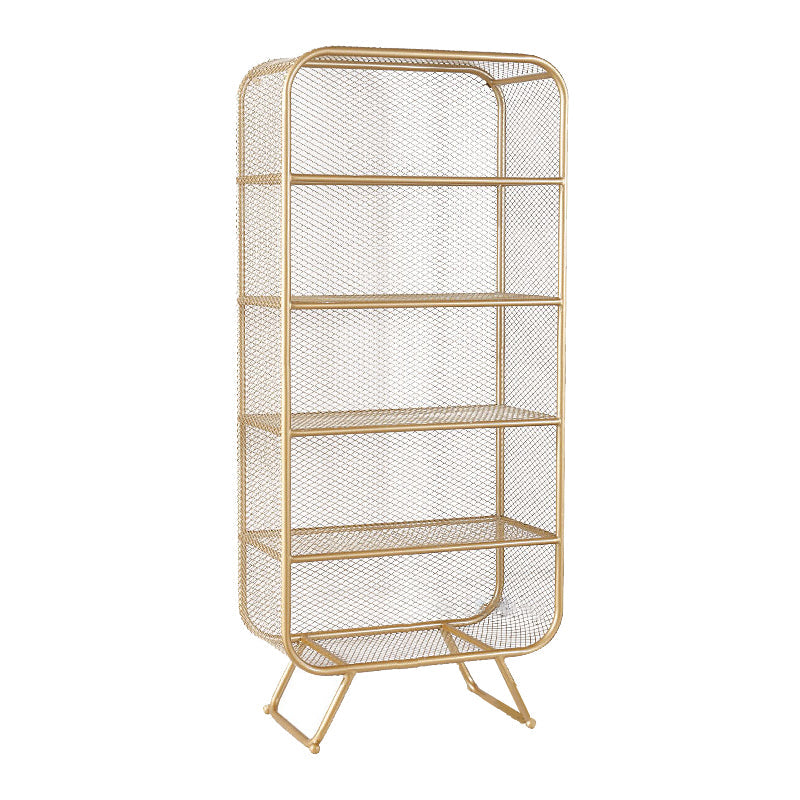 Gold Metal boekenplank gesloten de standaard boekenkast met planken