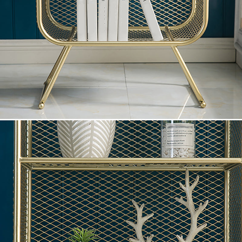 Gold Metal boekenplank gesloten de standaard boekenkast met planken