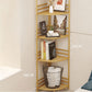 Urban Metal Open Shelf Bookcase Vertical Shelves Included Bookshelf for Study Room