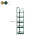 Urban Metal Open Shelf Bookcase Vertical Shelves Included Bookshelf for Study Room