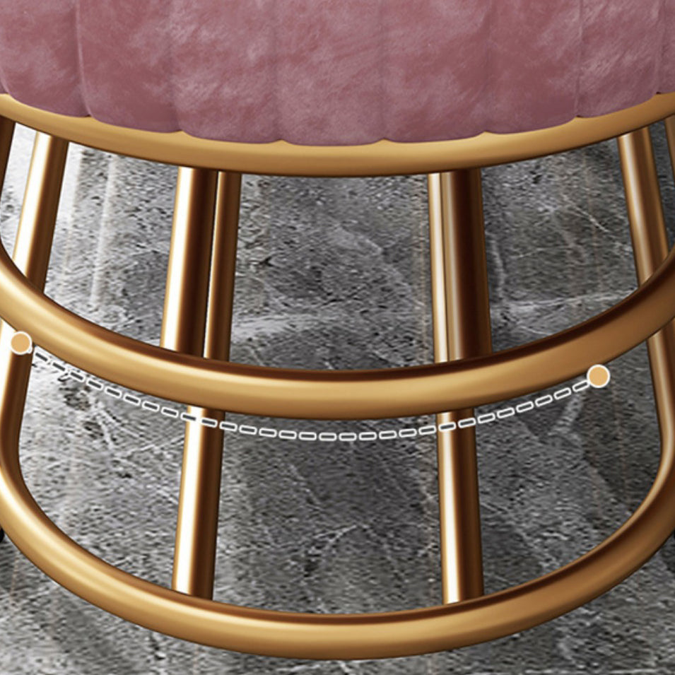 Glam 14.5" W Seating Bench Cushioned Shoe Storage Entryway and Bedroom Bench Clearhalo 'Benches' 'Chairs & Seating' 'furn' 'furn_benches' 'Furniture' 'Living Room Furniture' 6649929